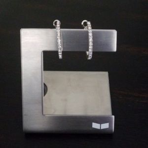 Fashion faux diamond earrings